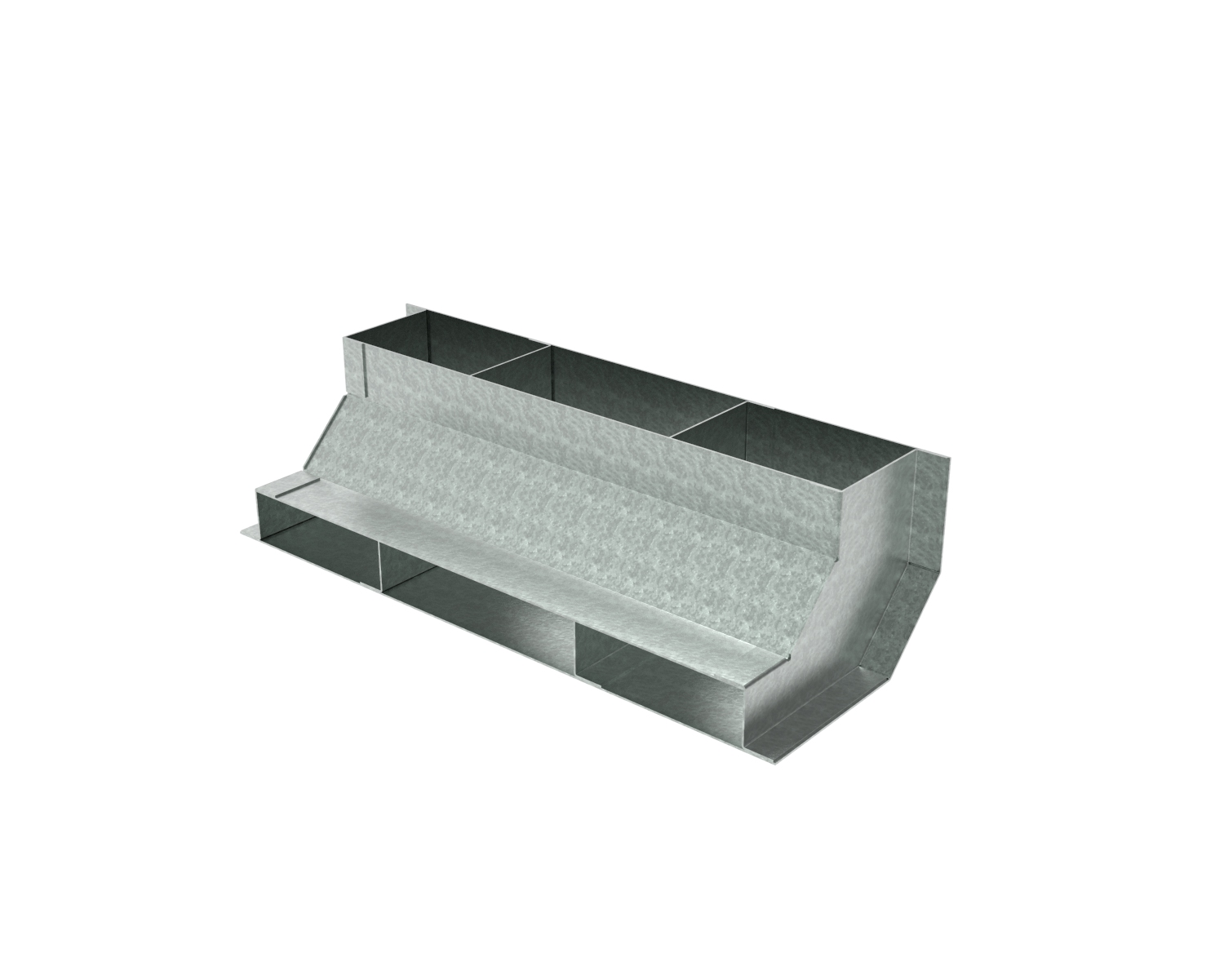 HPL coude verticale 28x290mm - pour la goulotte encastrée 28x290