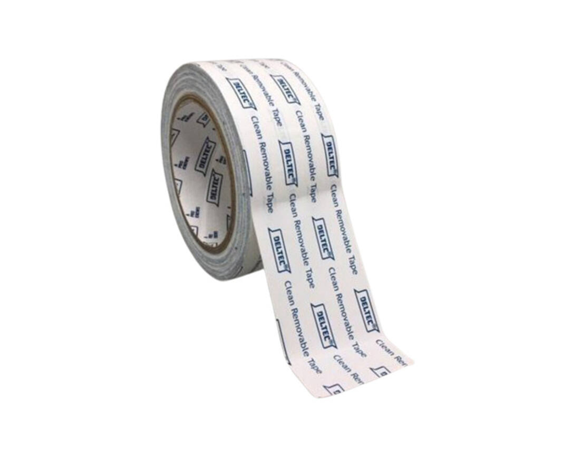 Ruban adhésif amovible Clean 50 mm – longueur 33 mètres, blanche