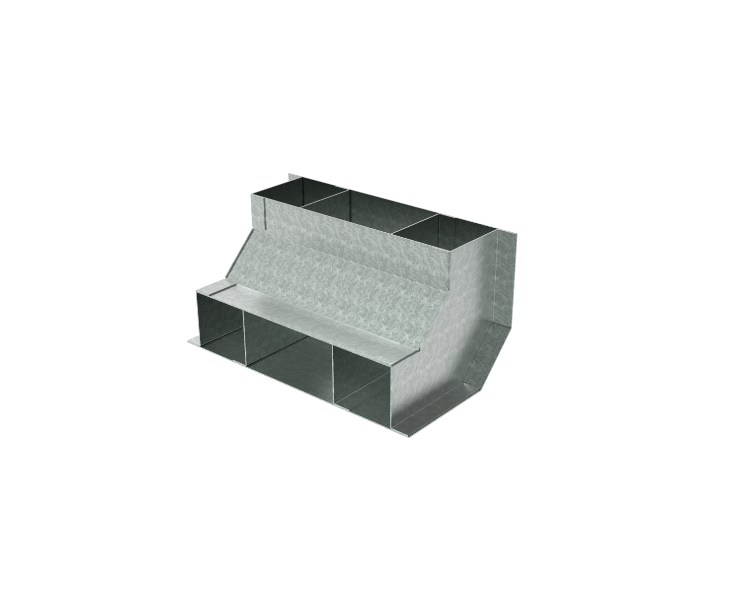 HPL coude verticale 48x190mm - pour la goulotte encastrée 48x190