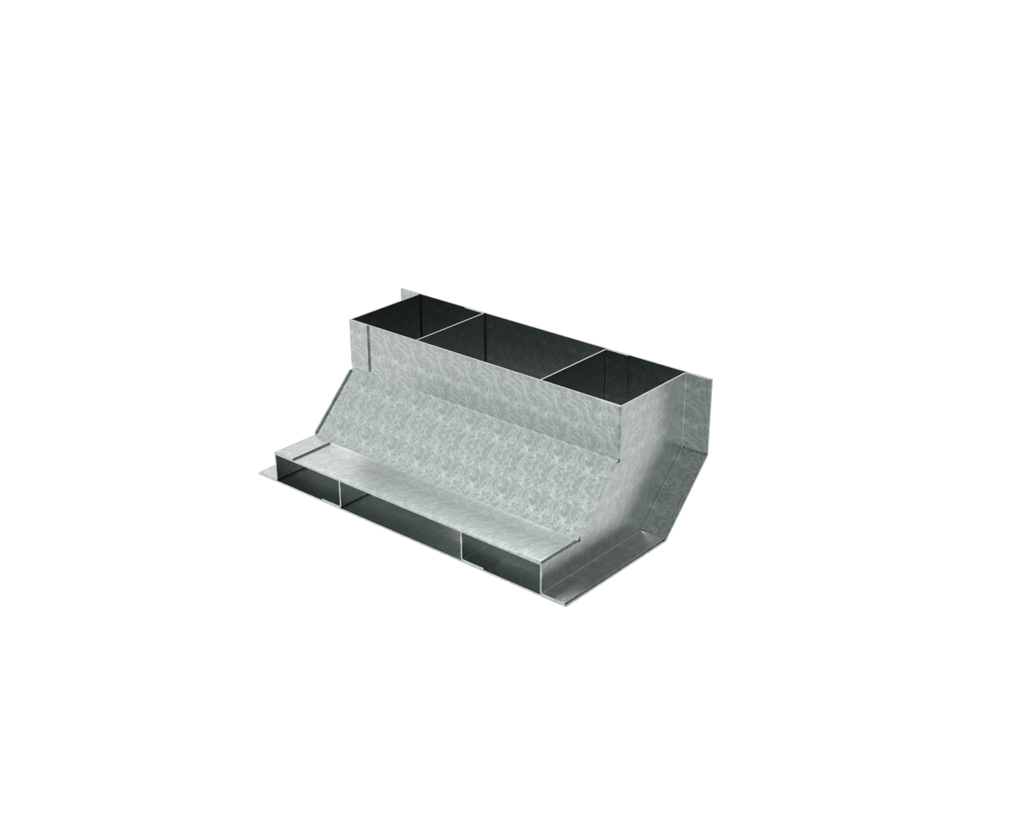 HPL coude verticale 18x190mm - pour la goulotte encastrée 18x190