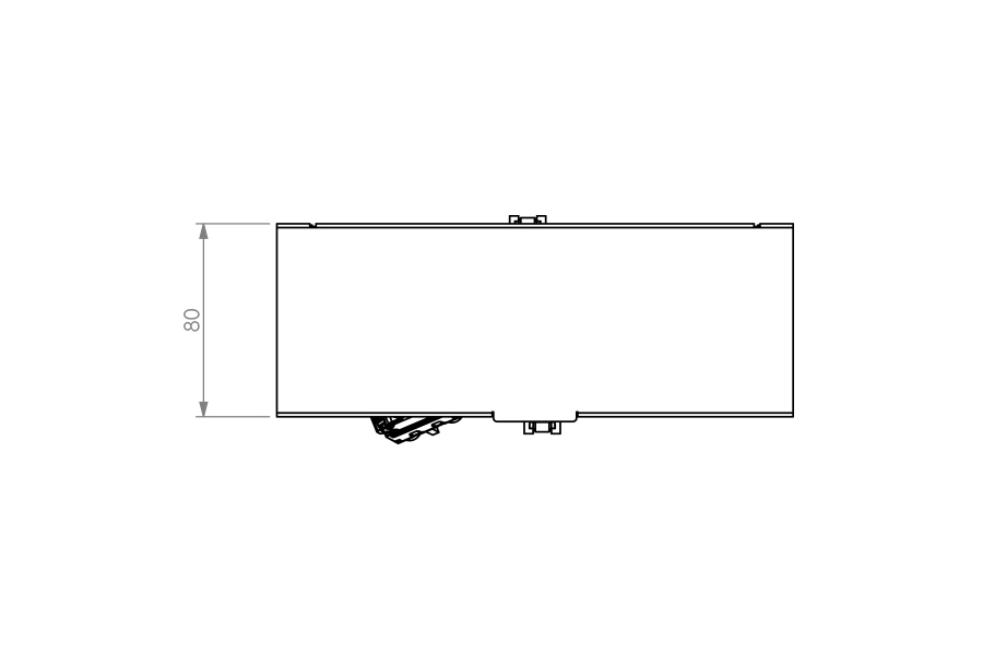 Indesq Hertz+ inbouw stekkerdoos - 3x WCD - zwart