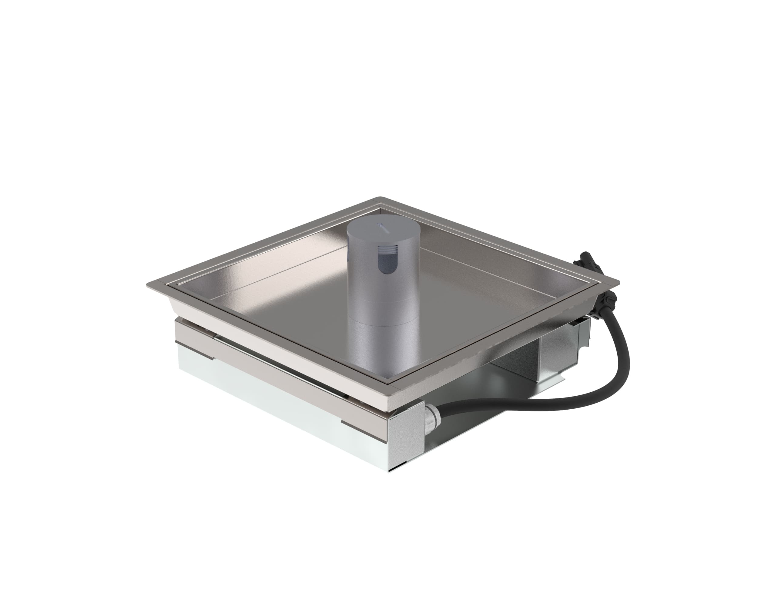 HPL Basic 62mm - 4x prise + 4x découpe 45x45mm - couvercle T25 IP54