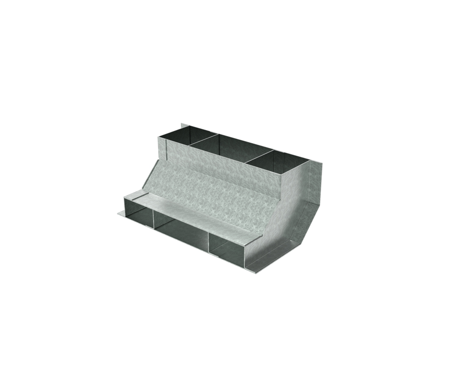 HPL coude verticale 28x190mm - pour la goulotte encastrée 28x190