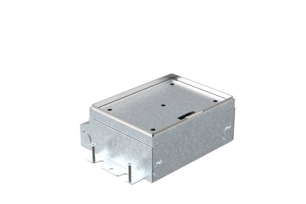 HPL Smartbox+ instort 65mm vloercontactdoos 2-voudig 1x WCD penaarde + 1x M45 - X7-25 deksel