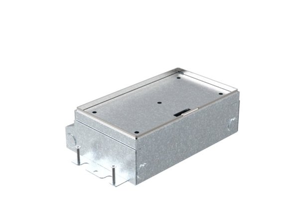 HPL Smartbox+ instort 65mm vloercontactdoos 3-voudig 2x WCD penaarde + 2x Data-uitsparing - X7-25 deksel